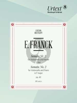 Franck Sonate No. 2 F-dur Op. 42 Violoncello und Klavier (Nick Pfefferkorn)
