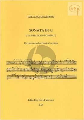 Sonata G-major "In Imitation of Corelli" (2 Vi.-[Fl.]-Va.-Vc.[Bass/Bassoon])