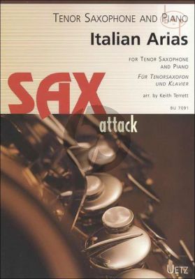 Italian Arias Tenor Saxophone and Piano