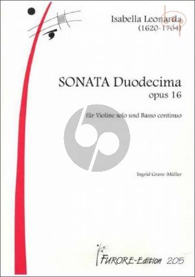 Sonata Duodecima Op.16 No.12 for Violin and Piano