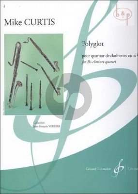 Polyglot (4 Clar.Bb) (Score/Parts)