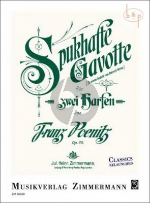 Spukhafte Gavotte Op.75 2 Harps