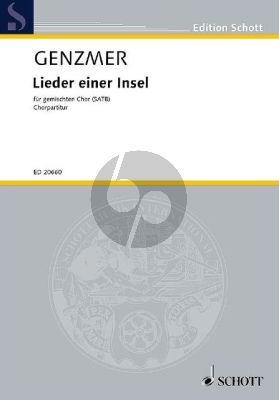 Genzmer Lieder einer Insel GeWV 46 SATB (2003)