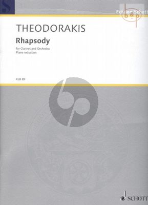 Rhapsody (1997 / 2012) (Clarinet[Bb]-Orch.) (piano red.)