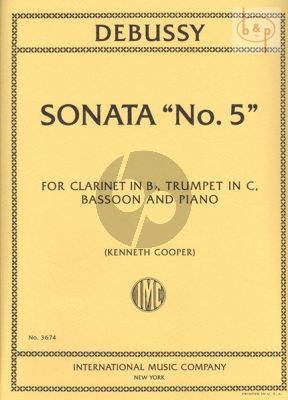 Sonata "No.5" (Clar.[Bb]-Trp.[C]-Bsn.-Piano)