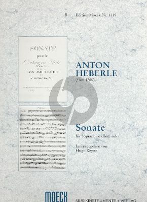 Heberle Sonate (1808) Sopranblockfl. allein