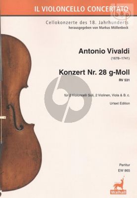 Concerto No.28 g-minor RV 531 (2 Violonc.solo- 2 Vi.-Va.-Bc)