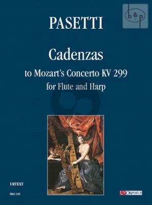 Cadenzas to Mozart's Concerto KV 299 Flute and Harp Score/Parts