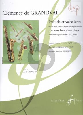 Prelude et Valse Lente (Jean-Louis Couturier) (easy level)