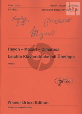 Leichte Klavierstucke Ubetipps von Haydn-Mozart und Cimarosa