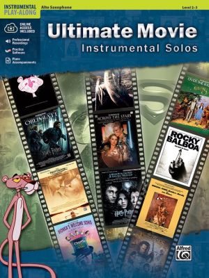 Ultimate Movie Instrumental Solos for Alto Saxophone - Book with Audio Online