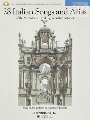 28 Italian Songs and Arias of the 17th. and 18th. Centuries Medium Voice Book with Audio online (based on the editions of A.Parisotti) (edited by Richard Walters)