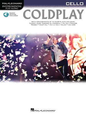 Coldplay for Cello Book with Audio Online (Hal Leonard Instrumental Play-Along)