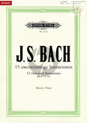 15 2 St. Inventionen BWV 772 - 786 Klavier