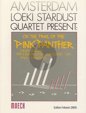 Mancini On the Trail of the Pink Panther 4 Blockflöten (SATB) (Part./Stimmen) (transcr. Paul Leenhouts)