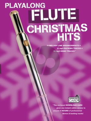 Album Playalong Flute Christmas Hits Book with Audio Online