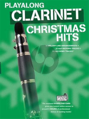 Album Playalong Clarinet Christmas Hits Book with Audio Online