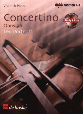 Portnoff Concertino Op.96 for Violin 1 - 3 Position and Piano - Book with Cd) (edited by Nico Dezaire)