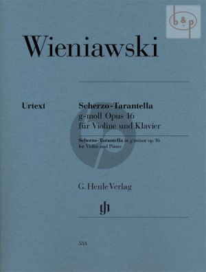 Scherzo-Tarantella g-minor Op.16 fur Violine und Klavier