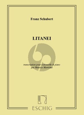 Schubert Litanei Cello - Piano arr. Maurice Marechal
