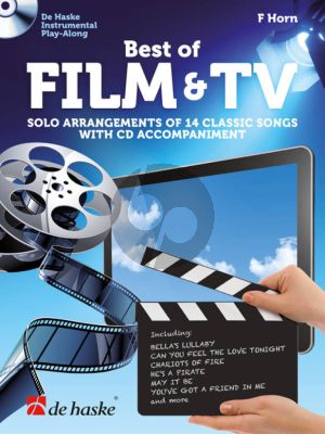 Album Best of Film & TV - Solo Arrangements of 14 Classic Songs for Horn in F Book with Cd (Grade 3)