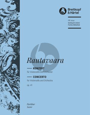 Rautavaara Konzert No.1 Op.41 Violoncello-Orchester Partitur