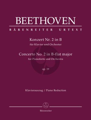 Beethoven Concerto No.2 Op.19 B-flat major Piano-Orch. (piano red.) (edited by Jonathan Del Mar)