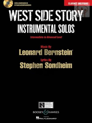 West Side Story Instrumental Solos for Clarinet and Piano Book with Cd