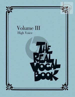 The Real Vocal Book Vol. 3 High Voice