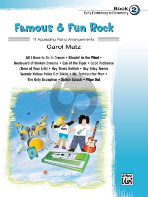 Matz Famous & Fun Rock Vol.2 - 11 Appealing Piano Arrangements (Early Elementary to Elementary Level)