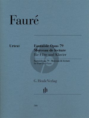 Faure Fantaisie Op.79 mit Morceau de Lecture Flute-Piano