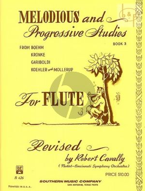 Cavally Melodious & Progressive Studies Vol.3 Flute