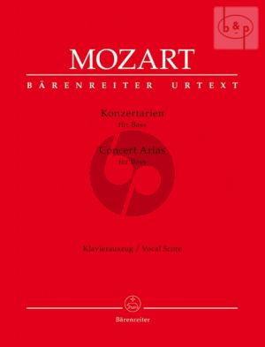 Konzertarien (Concert Arias) (Bass Voice-Piano)