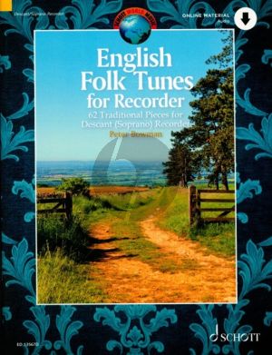 Album English Folk Tunes - 62 Traditional Pieces for Descant Recorder - Book with Audio Online (arr. Peter Bowman)