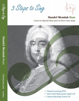 Messiah 3 Steps to Sing Handel's Messiah Bass Voice DVD- 2 CD's