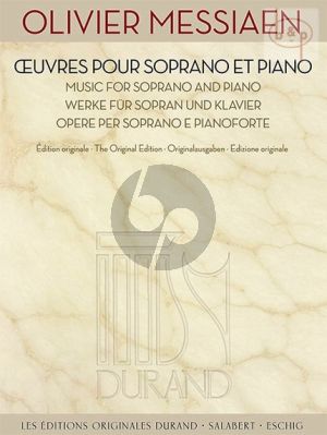 Oeuvres pour Soprano et Piano