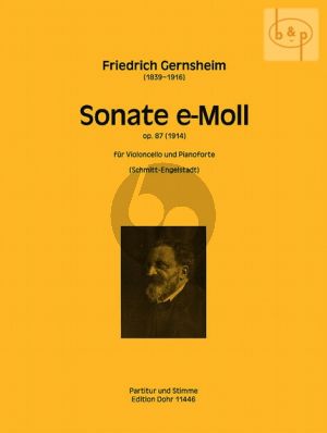 Sonate e-moll Op.87 Violoncello und Klavier