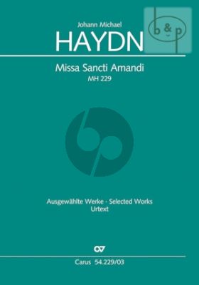 Missa Sancti Amandi MH 229 (SATB-Orch.) (Vocal Score)
