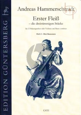 Erster Fleiss Vol.2 3 Canzonas (2 Treble Viols [2 Vi.]-Bc.)