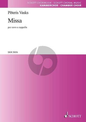 Vasks Missa SATB (2000) Nabestellen