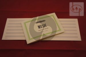 Music Writing Book(papersize A6) 6 Staves 32 pages