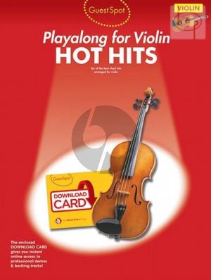 Guest Spot Hot Hits Playalong for Violin