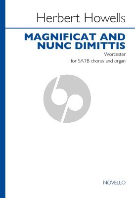 Howells Magnificat and Nunc Dimittis "Worcester" SATB-Organ