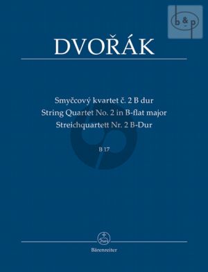 Quartet No.2 B-flat major B.17 (2 Vi.-Va.-Vc.) (Study Score)