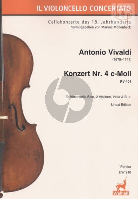 Concerto No.4 c-minor RV 401 (Violonc.solo- 2 Vi.-Va.-Bc.)