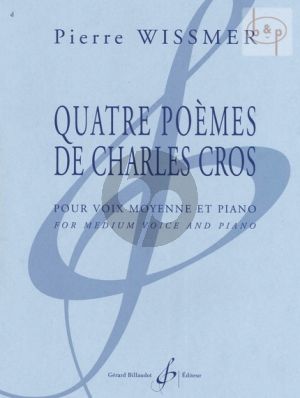 4 Poemes de Charles Cros