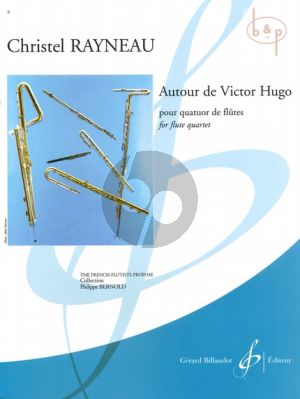 Autour de Victor Hugo (4 Flutes) (Score/Parts)