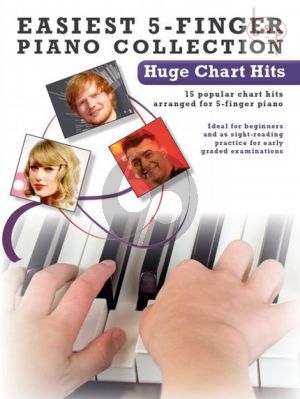 Easiest 5 Finger Piano Collection Huge Chart Hits