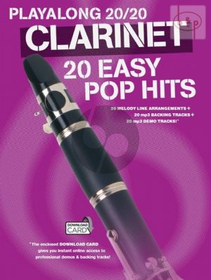 Playalong 20 / 20 for Clarinet. 20 Easy Pop Hits