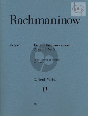 Etude Tableau E-flat minor Op.39 No.5 (edited by Dominik Rahmer)